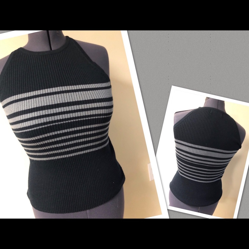 Old Navy Sweater Tank size large striped